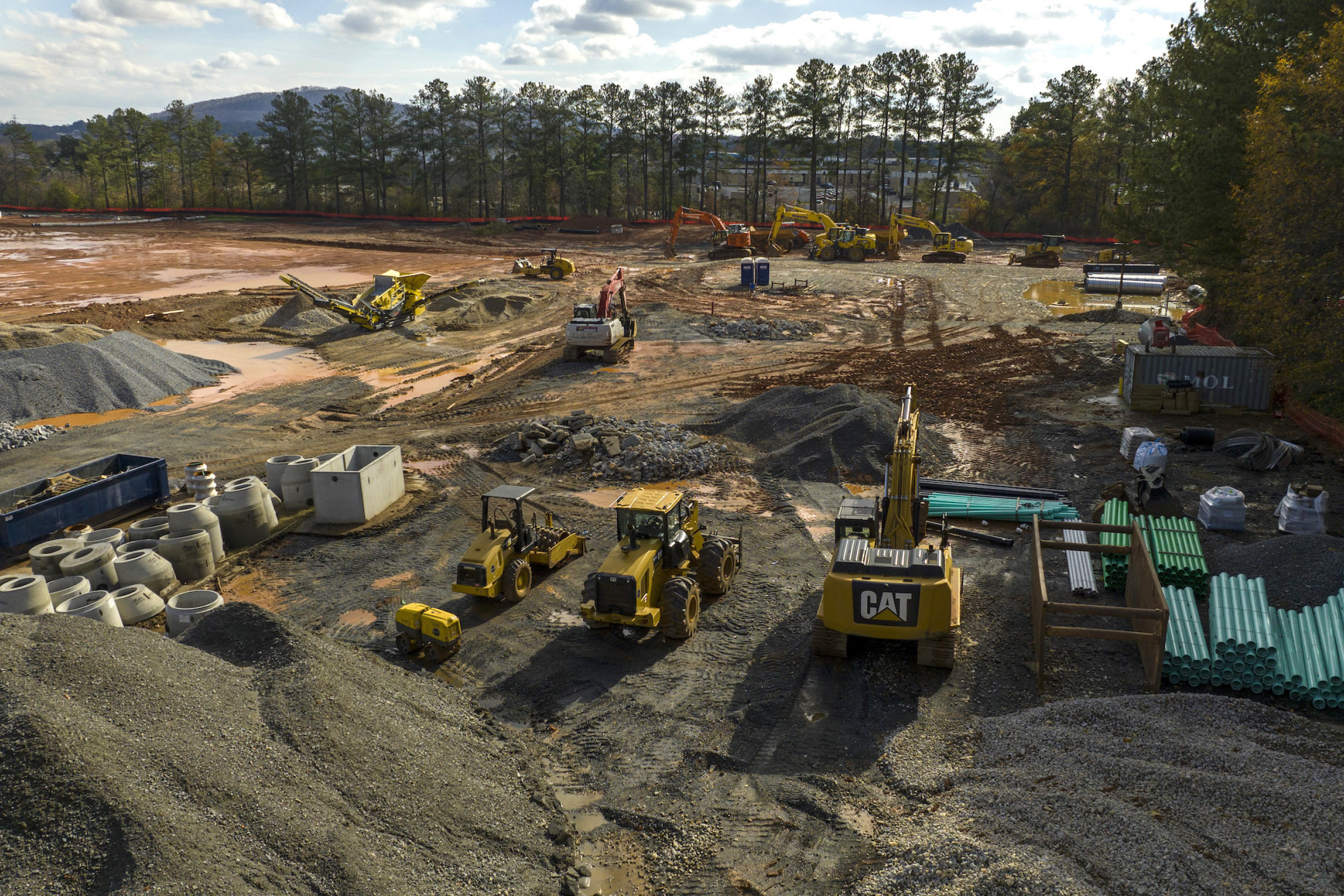 construction worksite in Kennesaw