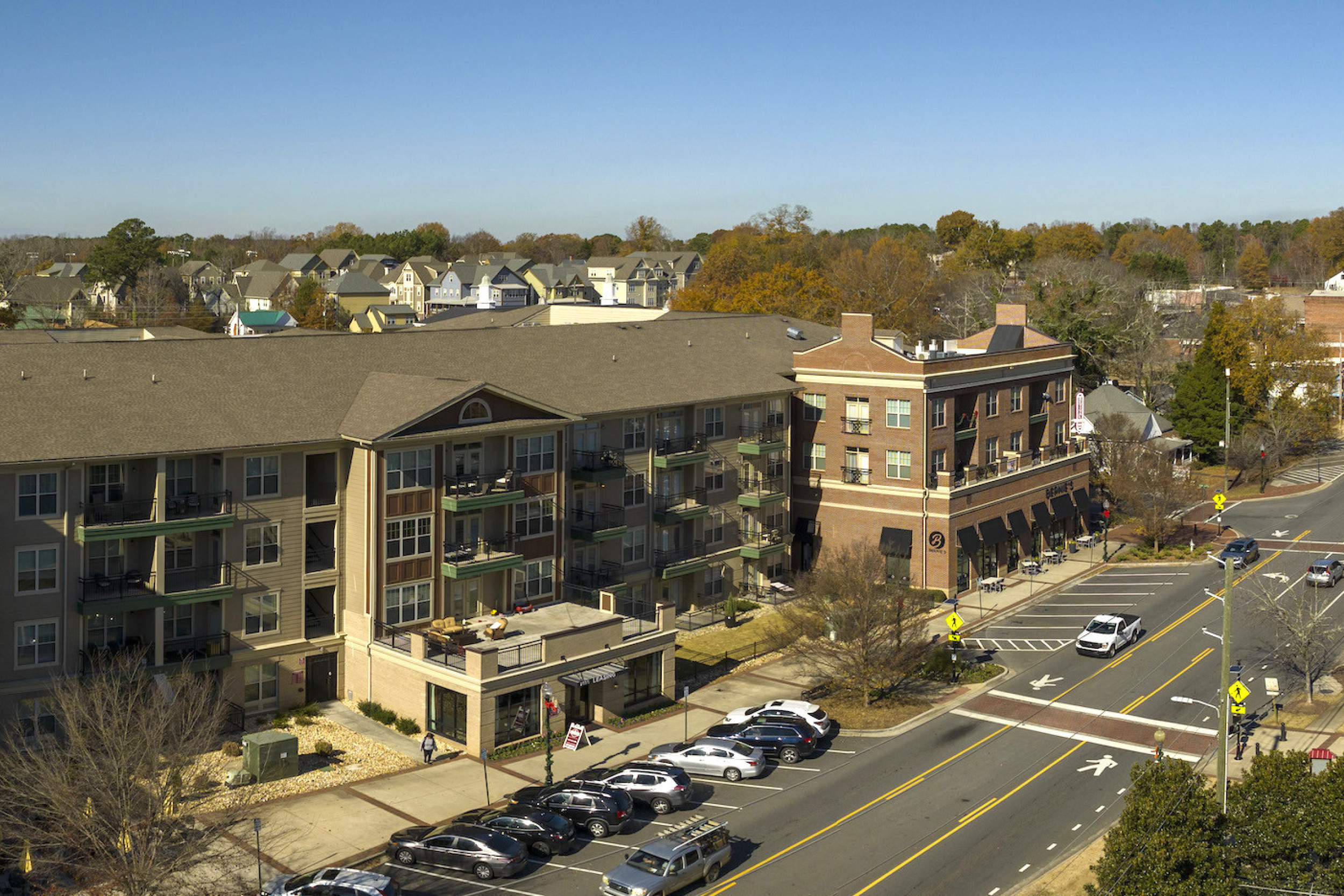 aerial view of Kennesaw apartment complex